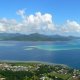 01- Le lagon et Tahaa, vus de Uturoa 